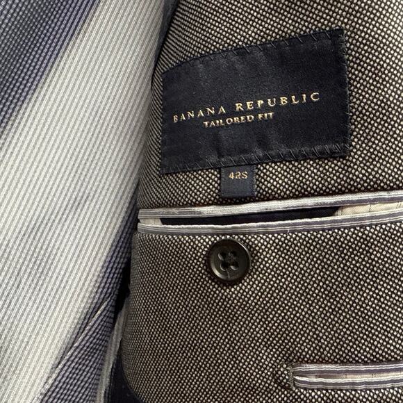 Banana Republic Suit Jacket 42S - Picture 3 of 8